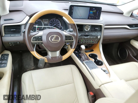 2020 Lexus RX with VIN 2T2HGMDA6LC043854, listed as a Copart auction lot 43705705 with 39,700 mi miles and Salvage Title. Bid and sale history available at carsss.com. Image 8.
