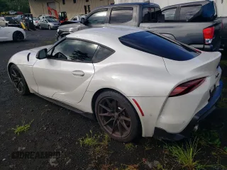 2023 Toyota GR Supra 3.0 with VIN WZ1DB0G07PW057130, listed as a Copart auction lot 79969234 with 9,512 mi miles and Salvage Title. Bid and sale history available at carsss.com. Image 2.