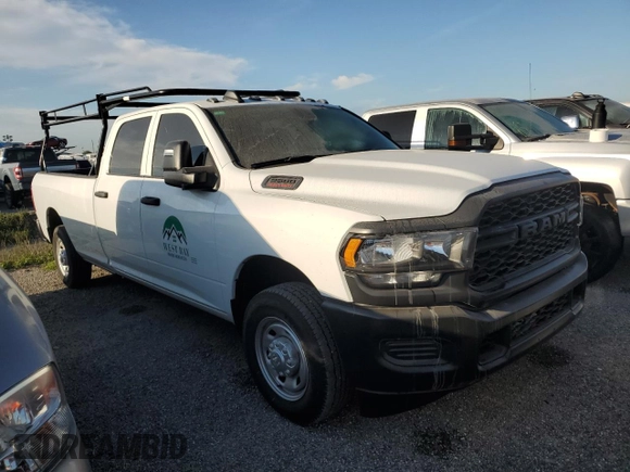 2023 Ram 2500 Tradesman with VIN 3C6UR4HJ6PG609800, listed as a Copart auction lot 74790674 with 8,111 mi miles and Non Repairable. Bid and sale history available at carsss.com. Image 4.