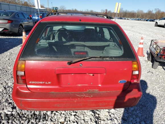 1997 Ford Escort LX with VIN 3FALP15P6VR168324, listed as a Copart auction lot 79995354 with 63,400 mi miles and Clean title. Bid and sale history available at DreamBid. Image 6.