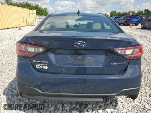 2024 Subaru Legacy Premium with VIN 4S3BWAF60R3009804, listed as a Copart auction lot 68354134 with Not provided miles and Salvage title. Bid and sale history available at DreamBid. Image 6.