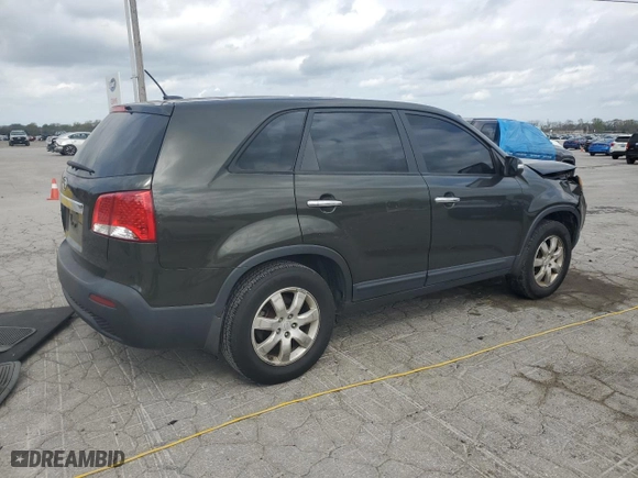 2011 Kia Sorento LX with VIN 5XYKT3A16BG149731, listed as a Copart auction lot 51851015 with 113,846 mi miles and Salvage Title. Bid and sale history available at carsss.com. Image 3.