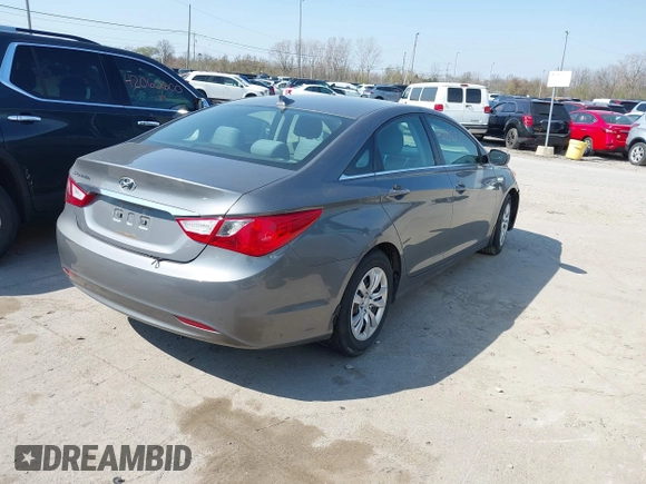 2013 Hyundai Sonata GLS with VIN 5NPEB4AC3DH595421, listed as a IAAI auction lot 42072919 with Not Provided miles and . Bid and sale history available at DreamBid. Image 4.