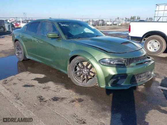 2020 Dodge Charger Scat Pack with VIN 2C3CDXGJ8LH183001, listed as a IAAI auction lot 41384567 with 49,869 mi miles. Bid and sale history available at carsss.com. Image 1.