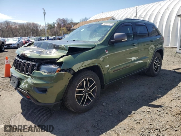 2021 Jeep Grand Cherokee Trailhawk with VIN 1C4RJFLG6MC528713, listed as a Copart auction lot 51655044 with 55,092 mi miles and Salvage Title. Bid and sale history available at carsss.com. Image 1.