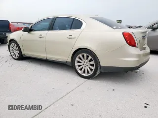 2010 Lincoln MKS with VIN 1LNHL9DR9AG607557, listed as a Copart auction lot 53779785 with 190,249 mi miles and Salvage Title. Bid and sale history available at DreamBid. Image 2.
