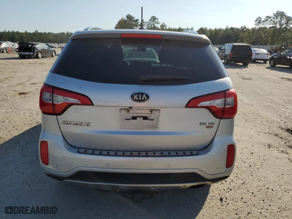 2014 Kia Sorento SX Limited with VIN 5XYKWDA77EG460929, listed as a Copart auction lot 76014814 with 168,321 mi miles and Salvage Title. Bid and sale history available at carsss.com. Image 6.