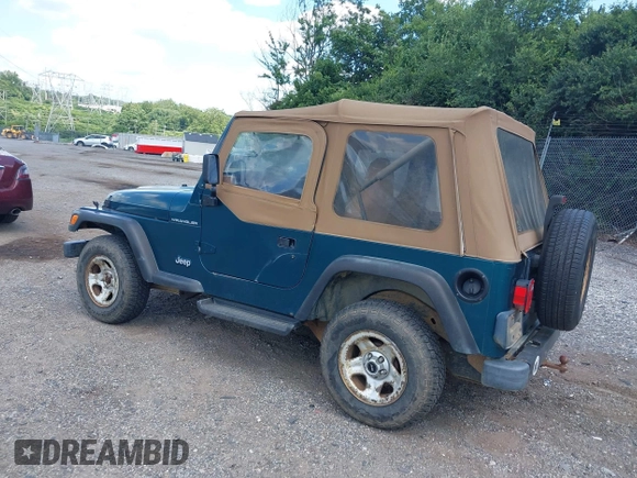 1997 Jeep Wrangler SE with VIN 1J4FY29P2VP446769, listed as a IAAI auction lot 42782194 with 98,352 mi miles and . Bid and sale history available at DreamBid. Image 3.
