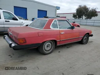 1984 Mercedes-Benz 380 380SL with VIN WDBBA45A7EA007073, listed as a Copart auction lot 43250715 with 149,728 mi miles and Clean Title. Bid and sale history available at carsss.com. Image 3.