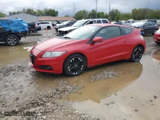 2014 Honda CR-Z EX with VIN JHMZF1D62ES002398, listed as a Copart auction lot 73600794 with 148,977 mi miles and Salvage Title. Bid and sale history available at carsss.com. Image 1.