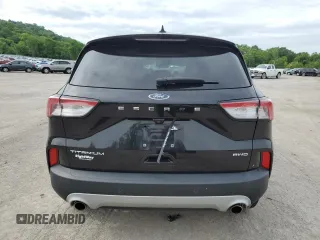 2021 Ford Escape Titanium with VIN 1FMCU9J97MUA57521, listed as a Copart auction lot 58714055 with 83,201 mi miles and Salvage title. Bid and sale history available at DreamBid. Image 6.