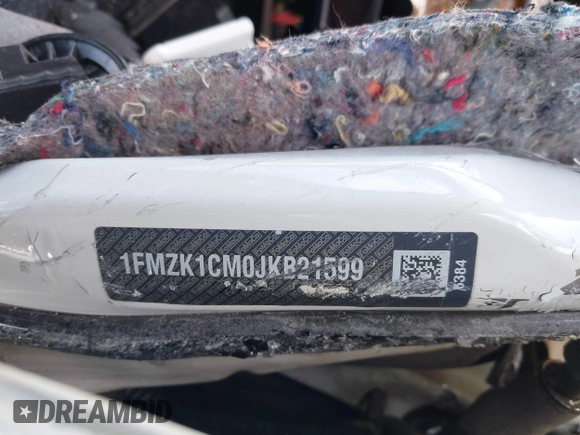 2018 Ford Transit Passenger XL with VIN 1FMZK1CM0JKB21599, listed as a IAAI auction lot 41511852 with Not provided miles and . Bid and sale history available at DreamBid. Image 9.