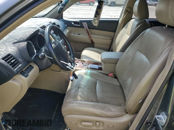 2012 Toyota Highlander Limited with VIN 5TDDK3EH1CS157047, listed as a Copart auction lot 59481645 with 140,223 mi miles and Salvage title. Bid and sale history available at DreamBid. Image 7.