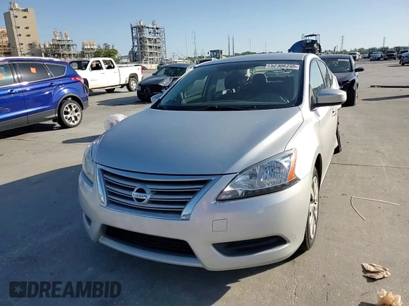 2015 Nissan Sentra SV with VIN 3N1AB7AP3FL694961, listed as a Copart auction lot 52306255 with 87,866 mi miles and Salvage Title. Bid and sale history available at carsss.com. Image 11.