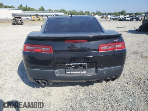2014 Chevrolet Camaro SS with VIN 2G1FT1EW7E9151539, listed as a Copart auction lot 59553995 with 128,086 mi miles and Salvage title. Bid and sale history available at DreamBid. Image 6.