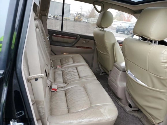 1999 Lexus LX 470 Luxury SUV with VIN JT6HT00W2X0032027, listed as a Copart auction lot 81753754 with NaN miles and Salvage Title. Bid and sale history available at carsss.com. Image 10.