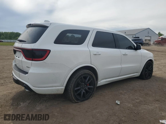 2018 Dodge Durango SRT with VIN 1C4SDJGJ3JC341670, listed as a Copart auction lot 58412575 with 82,936 mi miles and Salvage title. Bid and sale history available at DreamBid. Image 3.