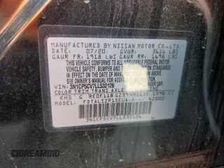 2020 Nissan Kicks SV with VIN 3N1CP5CV7LL532126, listed as a Copart auction lot 52618875 with 118,909 mi miles and Salvage Title. Bid and sale history available at carsss.com. Image 12.