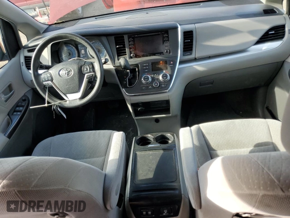 2018 Toyota Sienna LE Auto Access Seat with VIN 5TDKZ3DC5JS905966, listed as a Copart auction lot 50753055 with 107,490 mi miles and Salvage Title. Bid and sale history available at carsss.com. Image 8.