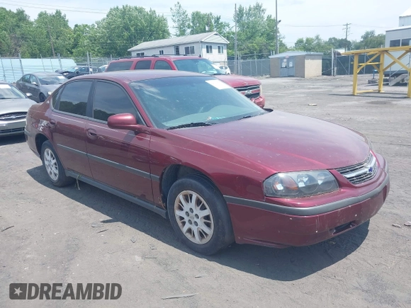 2002 Chevrolet Impala with VIN 2G1WF52EX29237885, listed as a IAAI auction lot 42696977 with 84,327 mi miles and . Bid and sale history available at DreamBid. Image 1.