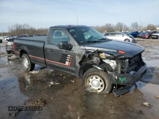 2018 Ford F-150 XL with VIN 1FTMF1EB3JKD90646, listed as a Copart auction lot 48501195 with 44,035 mi miles and Salvage title. Bid and sale history available at DreamBid. Image 4.