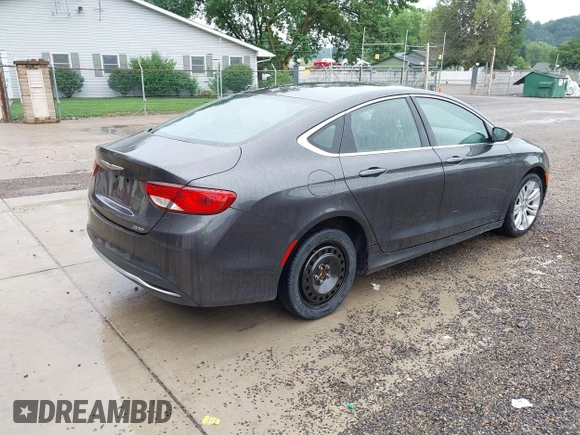 2015 Chrysler 200 Limited with VIN 1C3CCCAB6FN557341, listed as a IAAI auction lot 42585791 with 90,594 mi miles and . Bid and sale history available at DreamBid. Image 4.