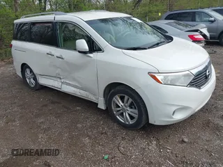 2011 Nissan Quest SL z VIN JN8AE2KP7B9002763, wystawiony jako IAAI lot #41931130 z przebiegiem 125 346 mil mil oraz . Historia ofert i sprzedaży dostępna na DreamBid. Obrazek 1.