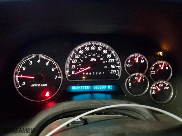 2007 GMC Envoy SLT with VIN 1GKDT13S472176614, listed as a Copart auction lot 44392565 with 165,389 mi miles and Salvage Title. Bid and sale history available at carsss.com. Image 9.
