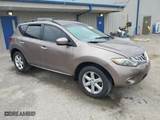2009 Nissan Murano LE with VIN JN8AZ18W09W141271, listed as a Copart auction lot 70055714 with 208,271 mi miles and Salvage Title. Bid and sale history available at carsss.com. Image 4.