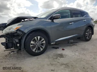 2017 Nissan Murano SL with VIN 5N1AZ2MH3HN108998, listed as a Copart auction lot 52535265 with 81,492 mi miles and Non Repairable. Bid and sale history available at carsss.com. Image 1.