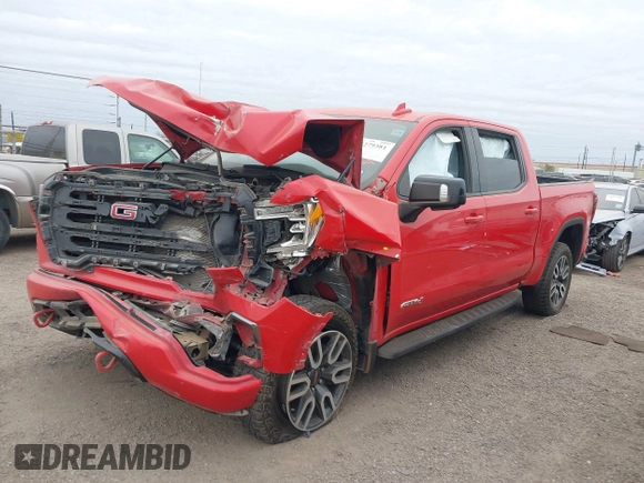 2021 GMC Sierra 1500 AT4 with VIN 3GTP9EEL1MG465554, listed as a IAAI auction lot 41279381 with 54,735 mi miles. Bid and sale history available at carsss.com. Image 6.