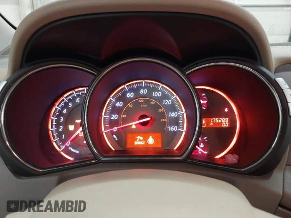 2009 Nissan Murano S with VIN JN8AZ18WX9W131685, listed as a IAAI auction lot 42130741 with 175,289 mi miles and . Bid and sale history available at carsss.com. Image 7.