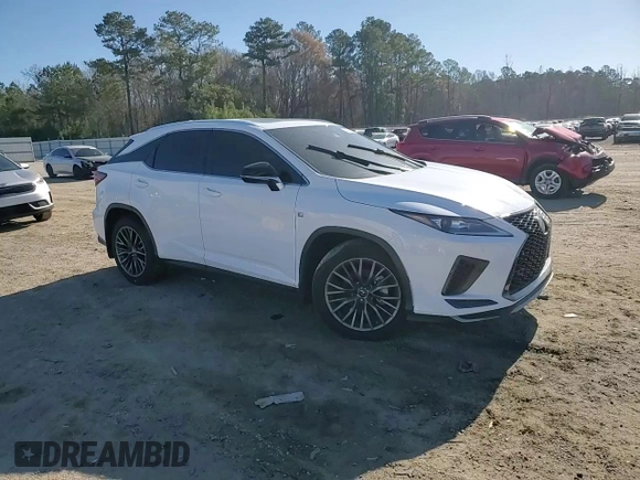 2021 Lexus RX 350 F Sport with VIN 2T2YZMDA2MC289697, listed as a Copart auction lot 47851685 with 80,791 mi miles and Salvage title. Bid and sale history available at DreamBid. Image 12.