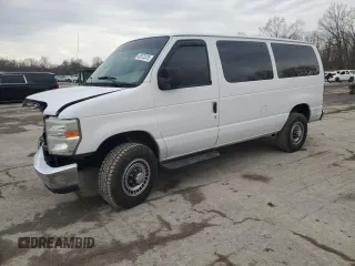 2008 Ford Econoline Passenger XL with VIN 1FBNE31L48DA80204, listed as a Copart auction lot 43873375 with 181,378 mi miles and Salvage Title. Bid and sale history available at carsss.com. Image 1.
