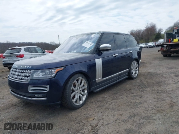 2016 Land Rover Range Rover HSE with VIN SALGS2KF7GA289736, listed as a IAAI auction lot 42016646 with 146,366 mi miles and . Bid and sale history available at DreamBid. Image 2.
