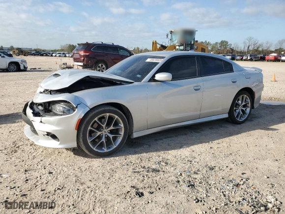2021 Dodge Charger GT with VIN 2C3CDXHG0MH561560, listed as a Copart auction lot 48828905 with 51,142 mi miles and Salvage Title. Bid and sale history available at carsss.com. Image 1.