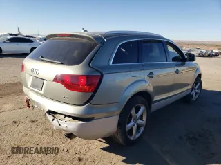 2007 Audi Q7 with VIN WA1AV74L47D011261, listed as a Copart auction lot 79883304 with Not provided miles and Salvage title. Bid and sale history available at DreamBid. Image 3.
