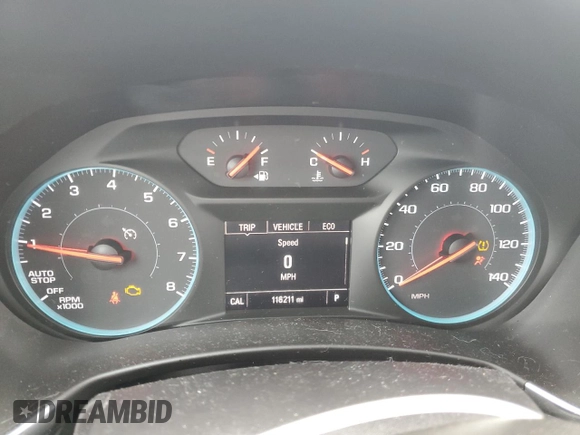 2018 Chevrolet Equinox LT with VIN 2GNAXTEX4J6248677, listed as a Copart auction lot 47182915 with 116,211 mi miles and Salvage Title. Bid and sale history available at carsss.com. Image 9.