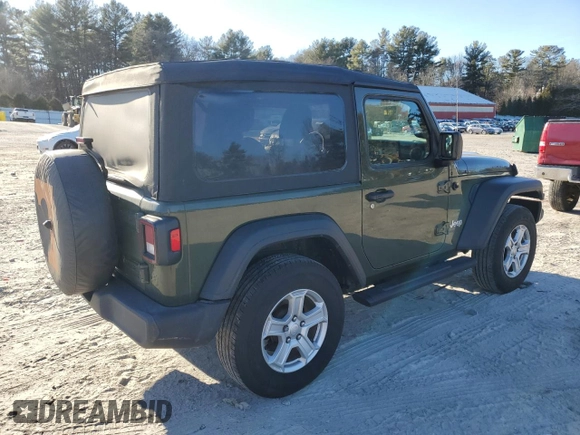2021 Jeep Wrangler 80th Anniversary with VIN 1C4HJXAG7MW572013, listed as a Copart auction lot 48719175 with 72,133 mi miles and Salvage title. Bid and sale history available at DreamBid. Image 3.