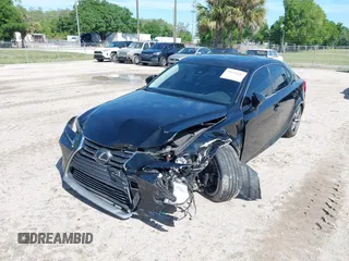 2020 Lexus IS with VIN JTHDA1D29L5107036, listed as a IAAI auction lot 39131147 with 99,738 mi miles. Bid and sale history available at carsss.com. Image 6.