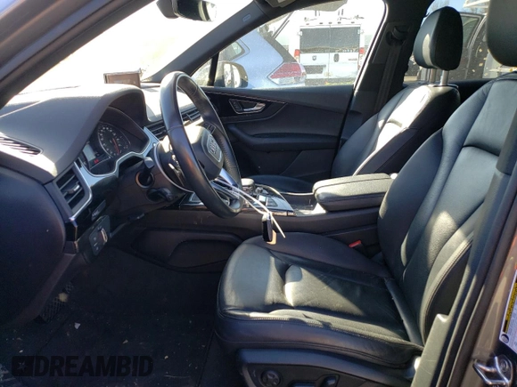 2018 Audi Q7 Premium with VIN WA1AAAF76JD013013, listed as a Copart auction lot 38242263 with 54,725 mi miles and . Bid and sale history available at DreamBid. Image 7.