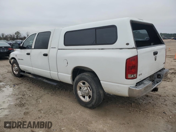 2006 Dodge Ram 2500 SLT with VIN 3D7KR29C36G226020, listed as a Copart auction lot 45051935 with 350,487 mi miles and Salvage Title. Bid and sale history available at carsss.com. Image 2.