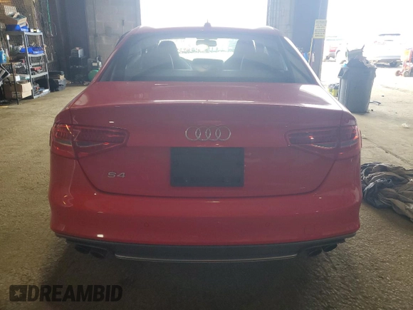 2014 Audi S4 Premium Plus z VIN WAUDGAFL3EA042813, wystawiony jako Copart lot #49654405 z przebiegiem Nie podano mil oraz Szkoda całkowita • Salvage title. Historia ofert i sprzedaży dostępna na DreamBid. Obrazek 6.