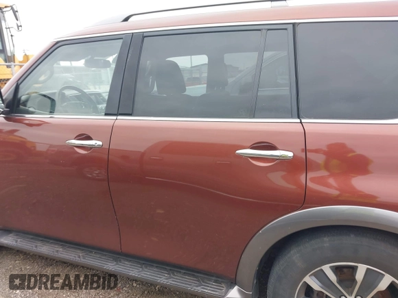 2018 Nissan Armada SL with VIN JN8AY2ND7J9050528, listed as a IAAI auction lot 41525232 with 106,179 mi miles and . Bid and sale history available at DreamBid. Image 14.