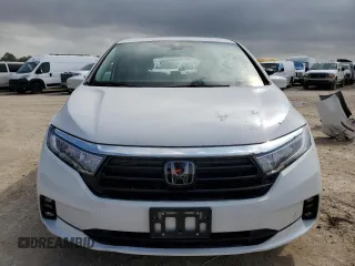 2024 Honda Odyssey Elite with VIN 5FNRL6H98RB021987, listed as a Copart auction lot 47383245 with 17,806 mi miles and Salvage Title. Bid and sale history available at carsss.com. Image 5.