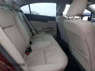 2015 Honda Civic Sedan LX with VIN 19XFB2F50FE101512, listed as a Copart auction lot 49170105 with 65,204 mi miles and Salvage Title. Bid and sale history available at carsss.com. Image 10.