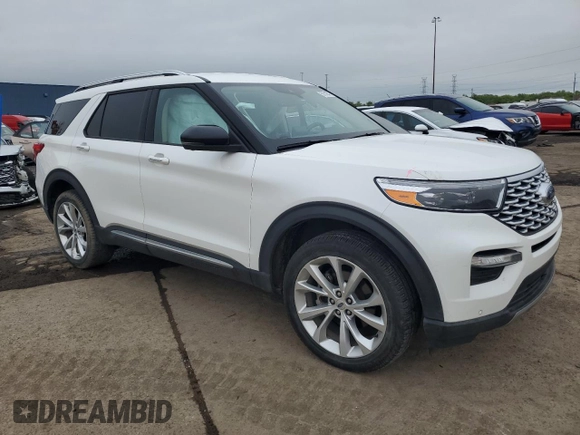 2023 Ford Explorer Platinum with VIN 1FM5K8HC2PGA06425, listed as a Copart auction lot 57031375 with 42,066 mi miles and Clean title. Bid and sale history available at DreamBid. Image 4.