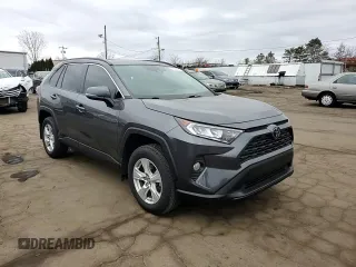 2019 Toyota RAV4 XLE with VIN 2T3P1RFV3KW044091, listed as a Copart auction lot 48116145 with 46,008 mi miles and Salvage Title. Bid and sale history available at DreamBid. Image 12.