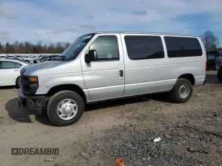 2014 Ford Econoline Cargo Commercial with VIN 1FTNE2EL3EDA87107, listed as a Copart auction lot 45336725 with 205,547 mi miles and Salvage title. Bid and sale history available at DreamBid. Image 1.