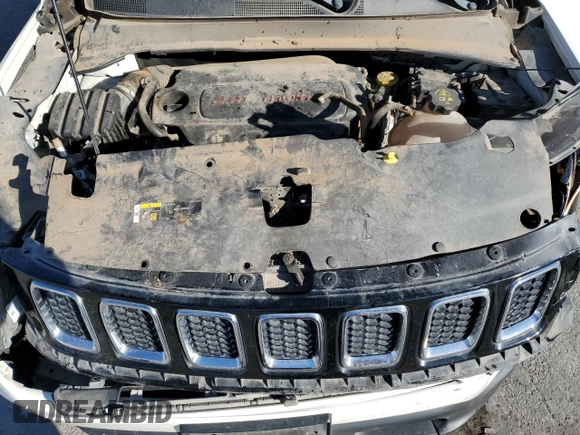 2017 Jeep Compass Sport with VIN 3C4NJCAB1HT672619, listed as a Copart auction lot 87966095 with 89,870 mi miles and Clean Title. Bid and sale history available at carsss.com. Image 14.